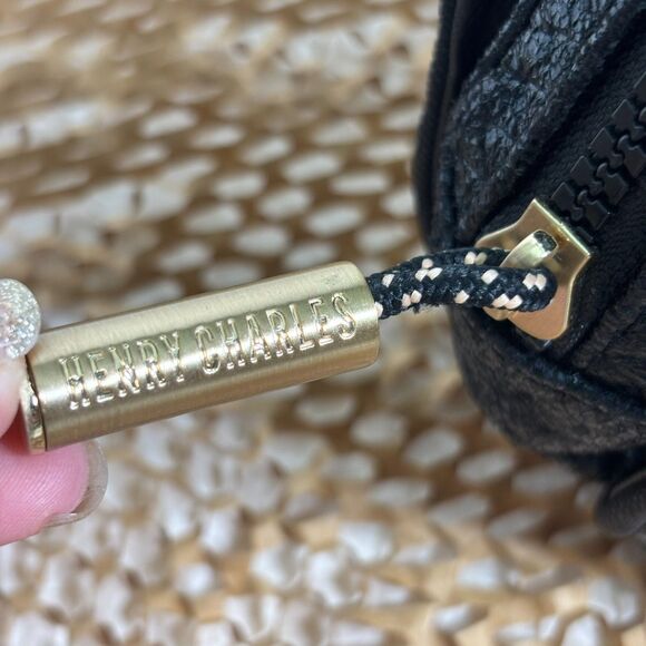 Henry Charles Michele Black | Large Deluxe Cosmetic Clutch | Retail $166 - Picture 6 of 14